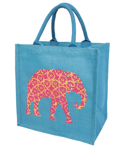 Blue Jute Bag