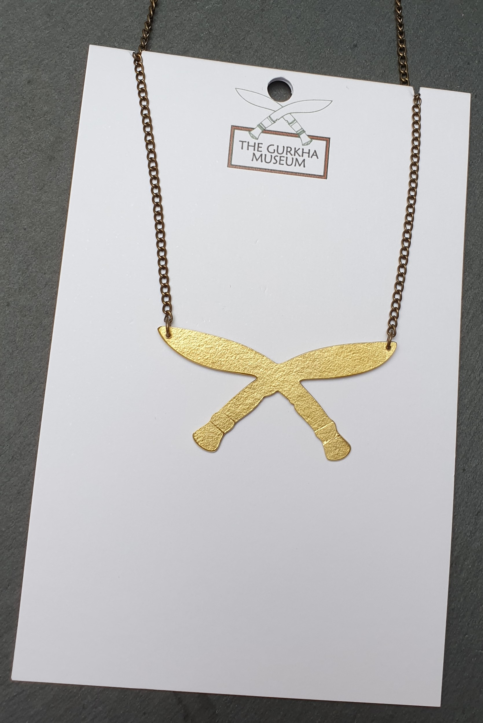 Crossed Kukri Necklace