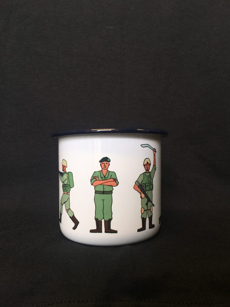 Gurkha Character Enamel Mug Gurkha Character Enamel Mug