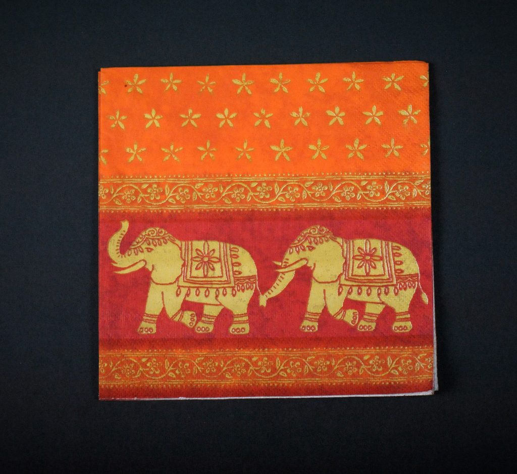 Elephant Design Table Napkins