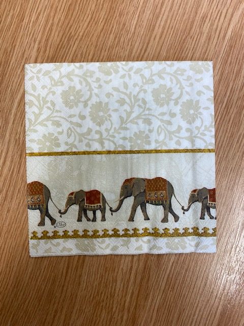 Elephant Design Table Napkins Elephant Design Table Napkins