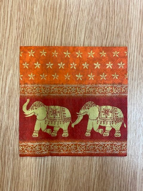 Elephant Design Table Napkins