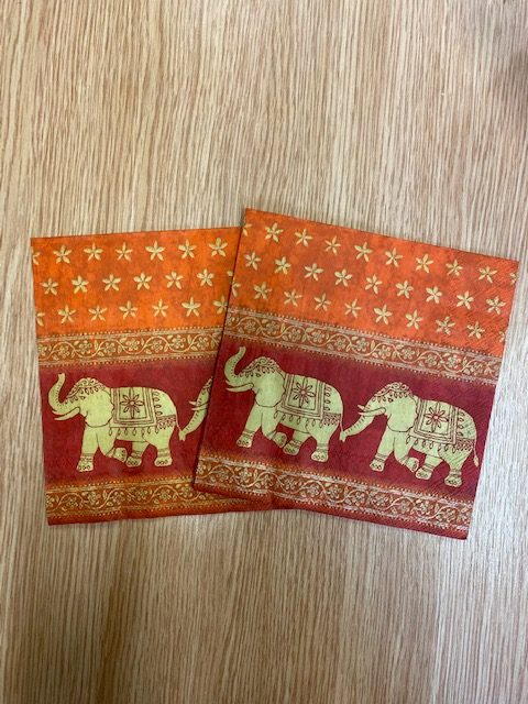 Elephant Design Table Napkins Elephant Design Table Napkins