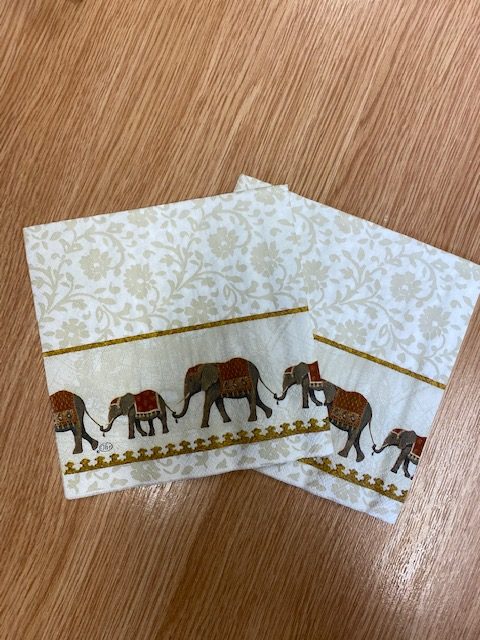 Elephant Design Table Napkins Elephant Design Table Napkins