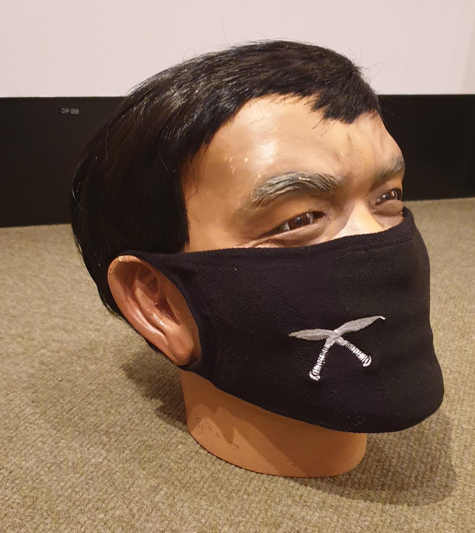 Face Cover with printed Cross Kukris